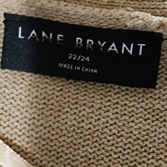 Lane Bryant Gold Star Patterned Cardigan Sweater Plus Size 22/24 new! - Picture 9 of 9